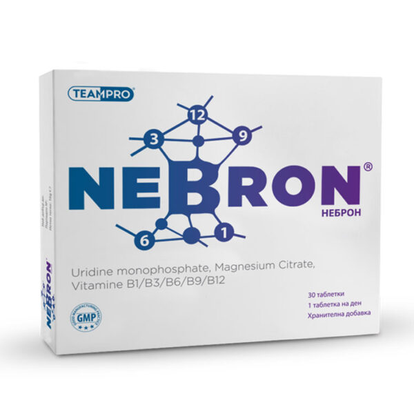 Nebron / Неброн при болки в гърба и кръста, скованост и изтръпване на крайниците - 30 таблетки
