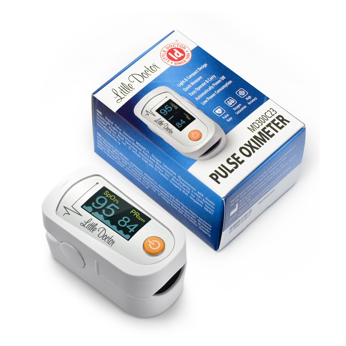 Finger Pulse Oximeter Little Doctor MD300C23