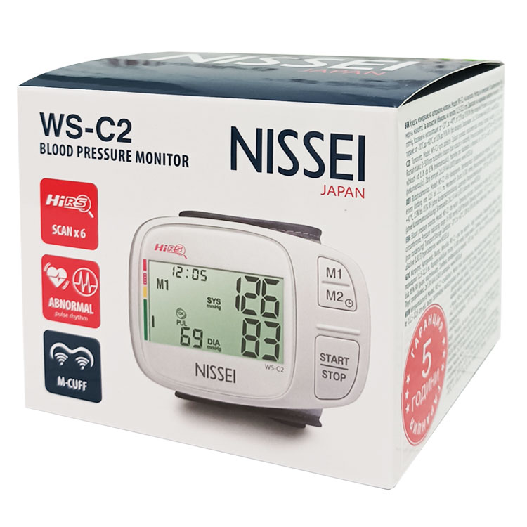 Електронен апарат за кръвно NISSEI WS-С2