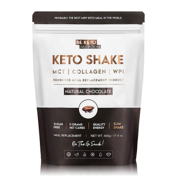 Диетичен кето шейк натурален шоколад/ Diet Keto Shake Natural Chocolate BeKeto™